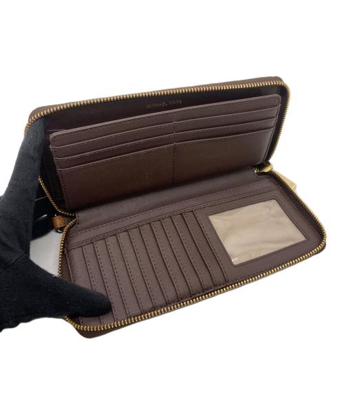 MICHAEL KORS（マイケル・コース）MICHAEL KORS (マイケル・コース) 長財布 ブラウンの古着・服飾アイテム