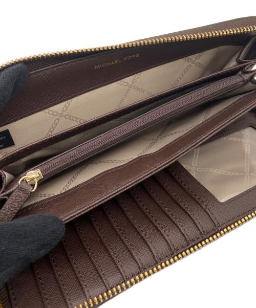 MICHAEL KORS（マイケル・コース）MICHAEL KORS (マイケル・コース) 長財布 ブラウンの古着・服飾アイテム