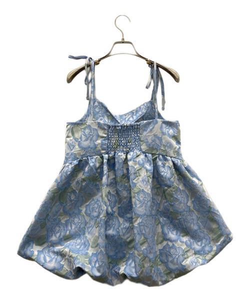 POPPY（ポピー）POPPY (ポピー) バルーンチュニック ブルー サイズ:FREEの古着・服飾アイテム