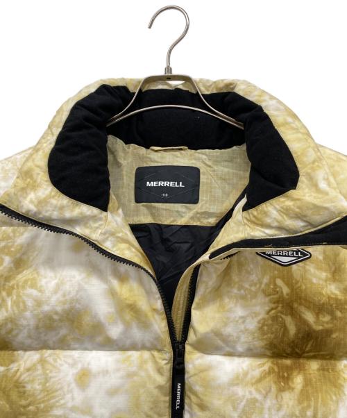 MERRELL（メレル）MERRELL (メレル) PRINT PUFFER DOWN JUMPER ベージュ サイズ:XLの古着・服飾アイテム