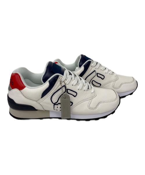 Sangacio（サンガッチョ）SANGACIO (サンガッチョ) スニーカー ホワイト×ネイビー サイズ:US7.5の古着・服飾アイテム