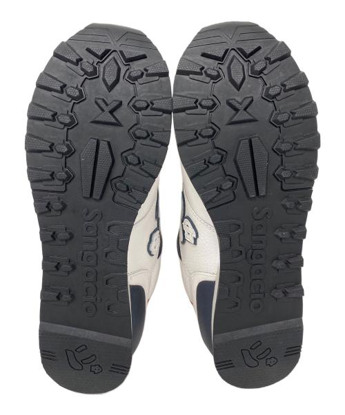 Sangacio（サンガッチョ）SANGACIO (サンガッチョ) スニーカー ホワイト×ネイビー サイズ:US7.5の古着・服飾アイテム