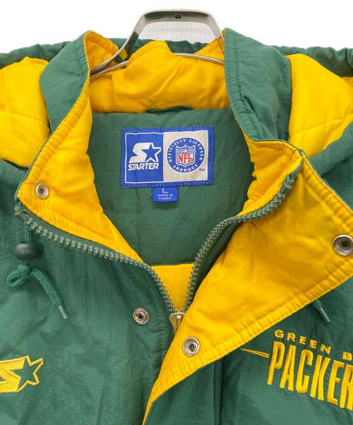 STARTER（スターター）STARTER (スターター) NFL (エヌエフエル) ジャケット グリーン サイズ:Lの古着・服飾アイテム