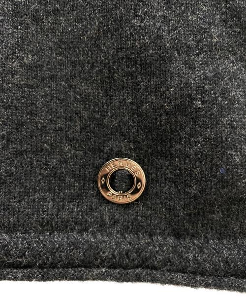 HERMES（エルメス）HERMES (エルメス) カシミヤニット グレー サイズ:34の古着・服飾アイテム