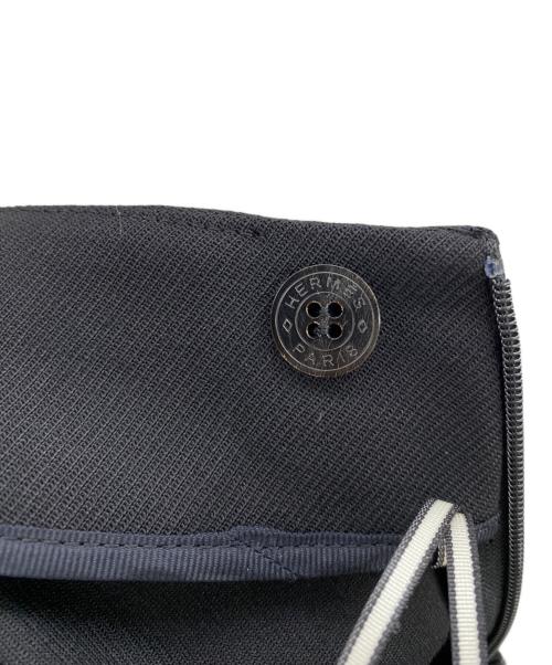HERMES（エルメス）HERMES (エルメス) センタープレスパンツ ブラック サイズ:34の古着・服飾アイテム
