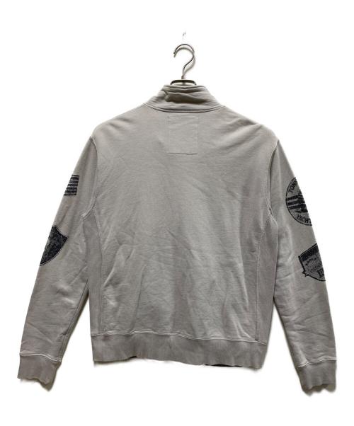 AVIREX（アヴィレックス）AVIREX (アヴィレックス) ジップアップスウェット グレー サイズ:Lの古着・服飾アイテム