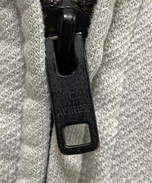 AVIREX（アヴィレックス）AVIREX (アヴィレックス) ジップアップスウェット グレー サイズ:Lの古着・服飾アイテム