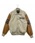 AVIREX（アヴィレックス）の古着「ハイローラーレザースタジャン」｜ブラウン×ベージュ