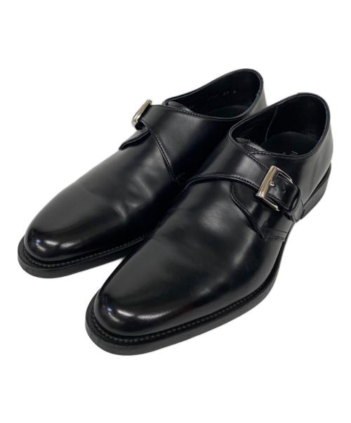 REGAL（リーガル）REGAL (リーガル) モンクストラップシューズ ブラック サイズ:uk7の古着・服飾アイテム