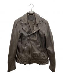 ALL SAINTS（オールセインツ）の古着「レザージャケット」｜ブラウン