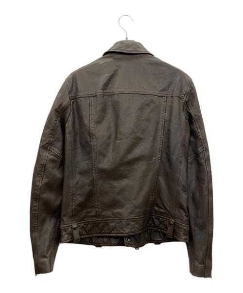 ALL SAINTS（オールセインツ）ALL SAINTS (オールセインツ) レザージャケット ブラウン サイズ:Sの古着・服飾アイテム
