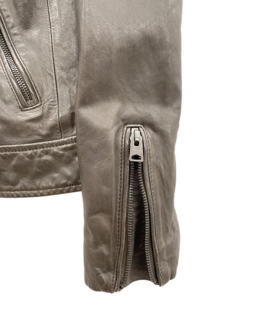 ALL SAINTS（オールセインツ）ALL SAINTS (オールセインツ) レザージャケット ブラウン サイズ:Sの古着・服飾アイテム