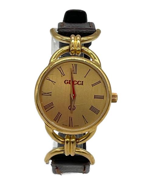 GUCCI（グッチ）GUCCI (グッチ) リストウォッチ ゴールドの古着・服飾アイテム
