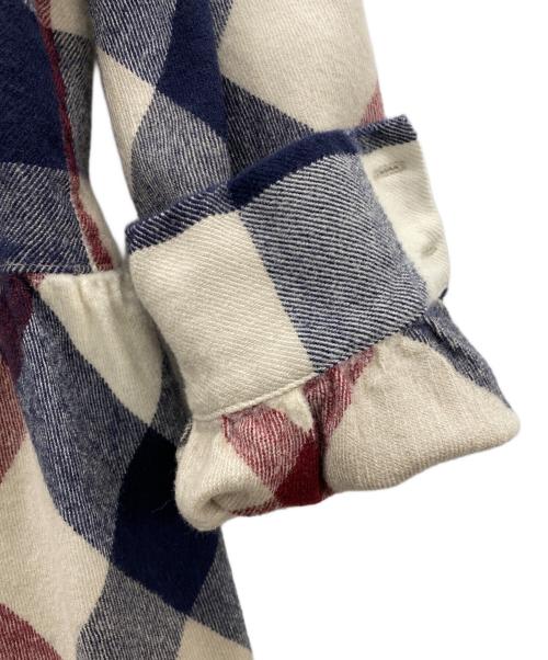 BLUE LABEL CRESTBRIDGE（ブルーレーベルクレストブリッジ）BLUE LABEL CRESTBRIDGE (ブルーレーベルクレストブリッジ) ウールMIXポンチコンビワンピース ブラック サイズ:36の古着・服飾アイテム