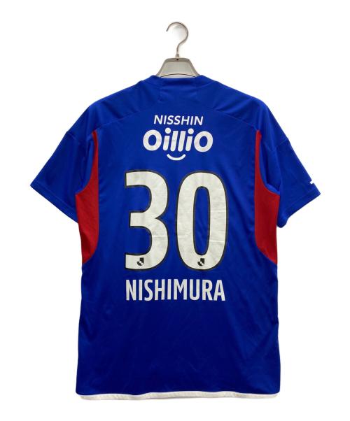 adidas（アディダス）adidas (アディダス) J.LEAGUE (ジェイリーグ) ゲームシャツ ブルー サイズ:SIZE XOの古着・服飾アイテム