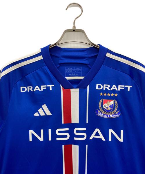 adidas（アディダス）adidas (アディダス) J.LEAGUE (ジェイリーグ) ゲームシャツ ブルー サイズ:SIZE XOの古着・服飾アイテム