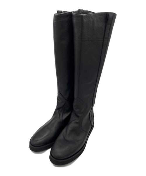 FABIO RUSCONI（ファビオルスコーニ）FABIO RUSCONI (ファビオルスコーニ) ロングブーツ ブラック サイズ:38の古着・服飾アイテム