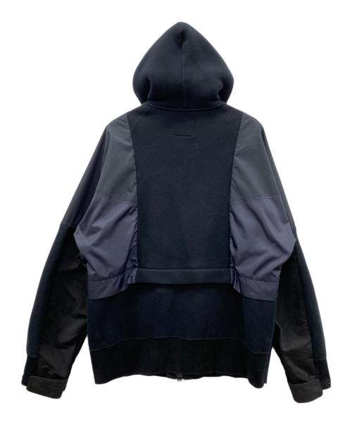 sacai（サカイ）sacai (サカイ) Sponge Sweat Hoodie ネイビー サイズ:2の古着・服飾アイテム