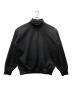 AURALEE（オーラリー）の古着「BAGGY POLYESTER SWEAT HALF ZIP P/O」｜ブラック