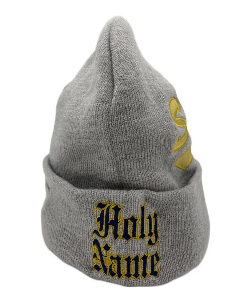 New Era（ニューエラ）New Era (ニューエラ) SUPREME (シュプリーム) ニット帽 グレーの古着・服飾アイテム