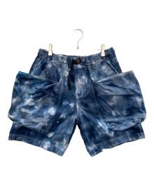 Liberaiders（リベレイダース）の古着「TIEDYE UTILITY SHORTS」｜ブルー