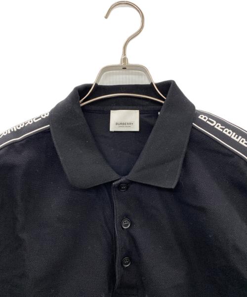 BURBERRY LONDON（バーバリーロンドン）BURBERRY LONDON (バーバリーロンドン) 半袖ポロシャツ ブラック サイズ:Ｍの古着・服飾アイテム
