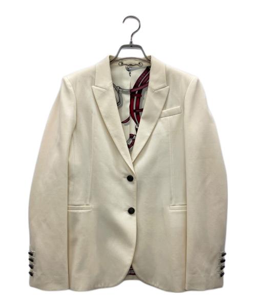GUCCI（グッチ）GUCCI (グッチ) テーラードジャケット ベージュ サイズ:42の古着・服飾アイテム