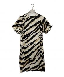 GUCCI（グッチ）の古着「半袖ワンピース」｜ブラック×ベージュ