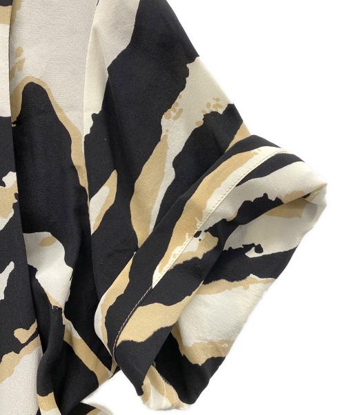 GUCCI（グッチ）GUCCI (グッチ) 半袖ワンピース ブラック×ベージュ サイズ:38の古着・服飾アイテム