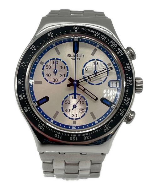 SWATCH（スウォッチ）SWATCH (スウォッチ) クロノグラフ シルバーの古着・服飾アイテム