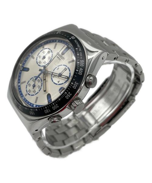 SWATCH（スウォッチ）SWATCH (スウォッチ) クロノグラフ シルバーの古着・服飾アイテム