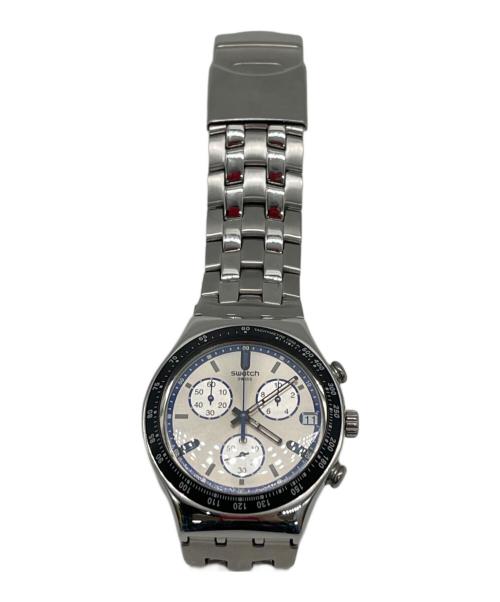SWATCH（スウォッチ）SWATCH (スウォッチ) クロノグラフ シルバーの古着・服飾アイテム