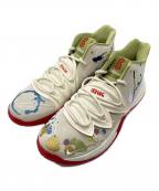 NIKEナイキ）の古着「NIKE × BANDULU KYRIE 5 "Multi/Red"（ナイキ × バンデュール カイリー5 "マルチ/レッド"）」｜ベージュ×グリーン