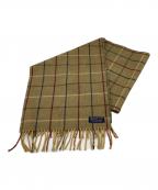 Burberry'sバーバリー）の古着「カシミヤマフラー」｜オリーブ