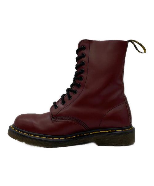 Dr.Martens（ドクターマーチン）Dr.Martens (ドクターマーチン) 10ホールブーツ レッド サイズ:UK5.5の古着・服飾アイテム