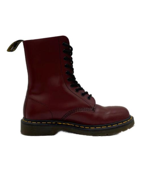 Dr.Martens（ドクターマーチン）Dr.Martens (ドクターマーチン) 10ホールブーツ レッド サイズ:UK5.5の古着・服飾アイテム
