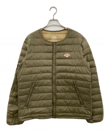 ダントン　ダウンジャケット オリーブ　42 中古・古着通販】DANTON (ダントン) インナーダウンジャケット