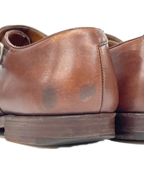 Crockett & Jones（クロケット＆ジョーンズ）Crockett & Jones (クロケット＆ジョーンズ) PAUL SMITH (ポールスミス) モンクストラップシューズ ブラウン サイズ:UK7Eの古着・服飾アイテム