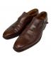 Crockett & Jones（クロケット＆ジョーンズ）の古着「モンクストラップシューズ」｜ブラウン