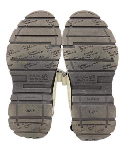 Rockfish Weatherwear（ロックフィッシュウェザーウェア）Rockfish Weatherwear (ロックフィッシュウェザーウェア) ローカットスニーカー ブラック×ベージュ サイズ:SIZE 23.5cmの古着・服飾アイテム