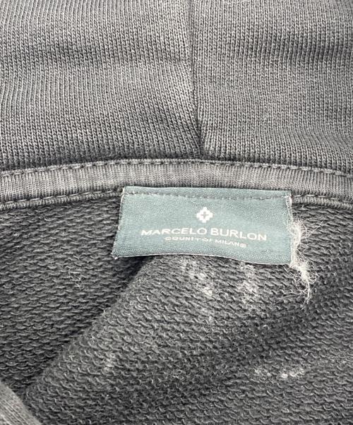 MARCELO BURLON（マルセロバーロン）MARCELO BURLON (マルセロバーロン) スウェットパーカー グレー サイズ:XLの古着・服飾アイテム