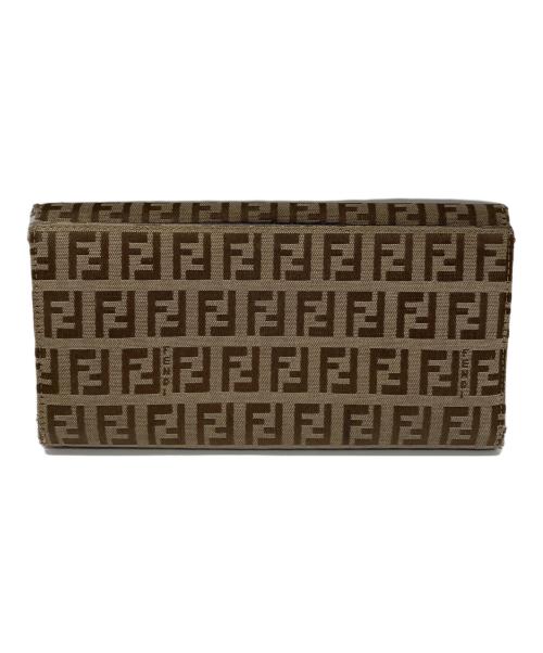 FENDI（フェンディ）FENDI (フェンディ) 2つ折り財布 ベージュの古着・服飾アイテム