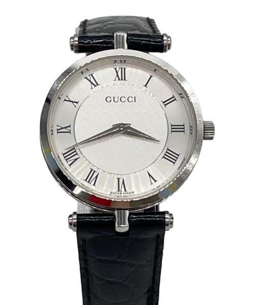 GUCCI（グッチ）GUCCI (グッチ) 腕時計 ブラックの古着・服飾アイテム