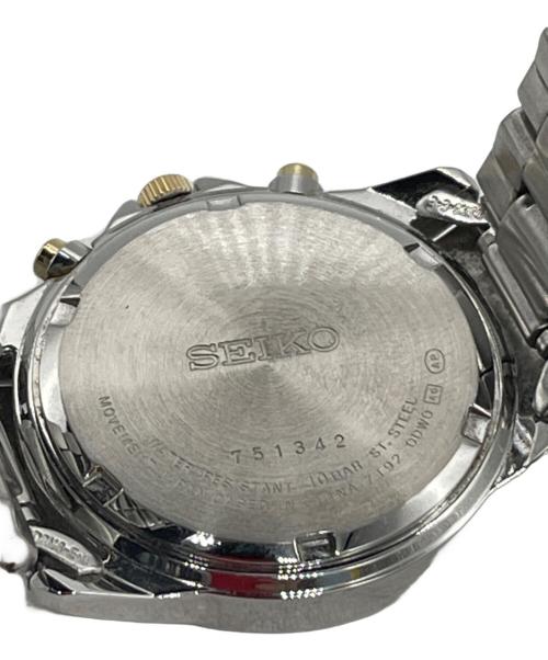 SEIKO（セイコー）SEIKO (セイコー) 腕時計 ブラック×ゴールドの古着・服飾アイテム