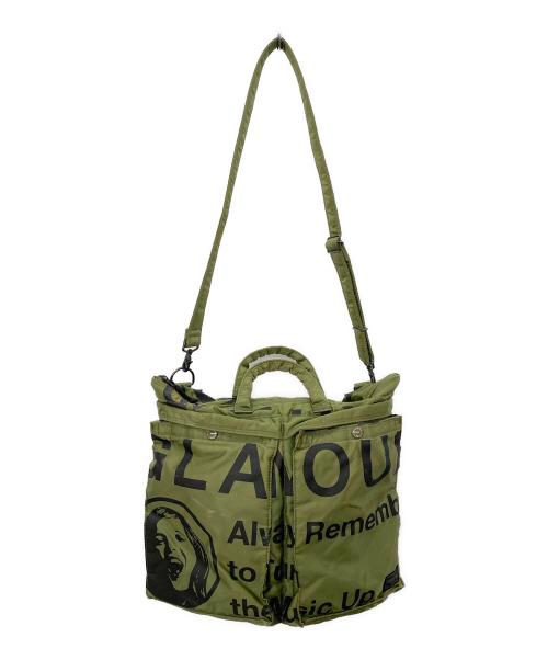 PORTER（ポーター）PORTER (ポーター) Hysteric Glamour (ヒステリックグラマー) 2WAYヘルメットバッグ オリーブの古着・服飾アイテム