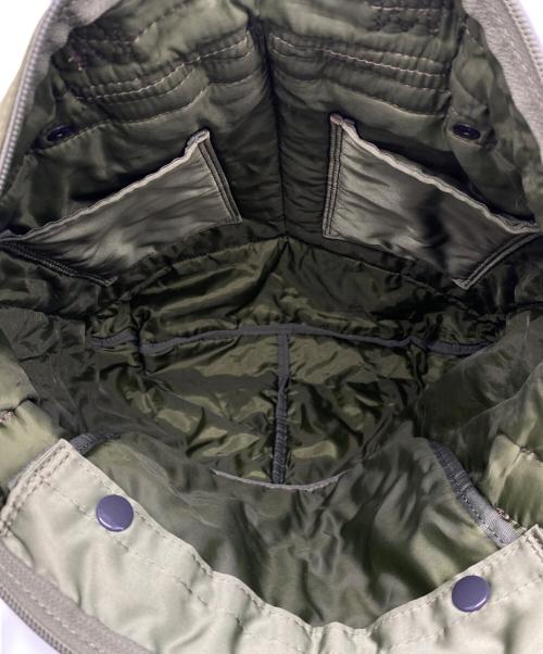 PORTER（ポーター）PORTER (ポーター) Hysteric Glamour (ヒステリックグラマー) 2WAYヘルメットバッグ オリーブの古着・服飾アイテム