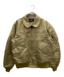 AVIREX（アヴィレックス）の古着「トレーニングコマンドジャケット」｜カーキ
