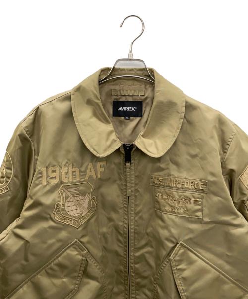 AVIREX（アヴィレックス）AVIREX (アヴィレックス) トレーニングコマンドジャケット カーキ サイズ:SIZE 2XLの古着・服飾アイテム