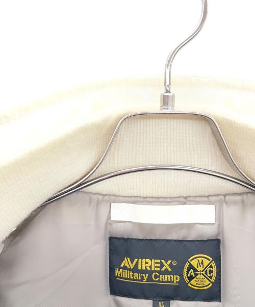 AVIREX（アヴィレックス）AVIREX (アヴィレックス) MODジャケット ホワイト サイズ:SIZE XLの古着・服飾アイテム