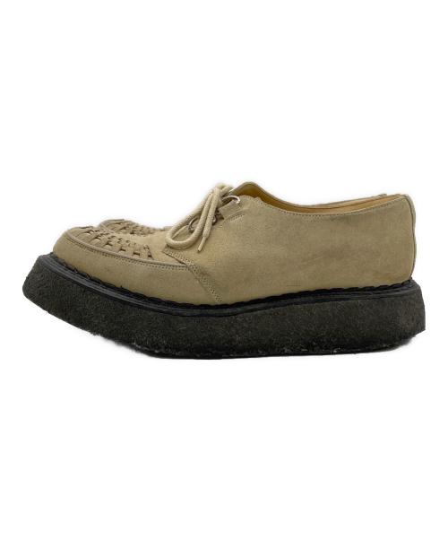 GEORGE COX（ジョージコックス）GEORGE COX (ジョージコックス) ラバーソールシューズ SKIPTON ベージュ サイズ:UK9の古着・服飾アイテム